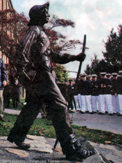 Addison Caldwell by Larry Bechtel at Virginia Tech in Blacksburg, VA