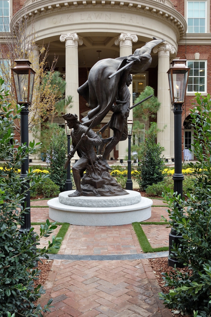 Freedom's Charge by Chas Fagan at Old Parkland in Dallas Texas