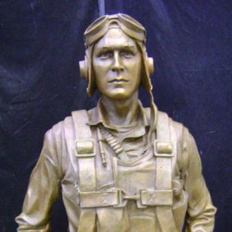 George H Bush pilot by Chas Fagan
