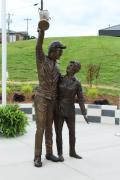 Richard and Lynda Petty- Richard and Lynda Petty Monument at Randleman NC by Ed Walker